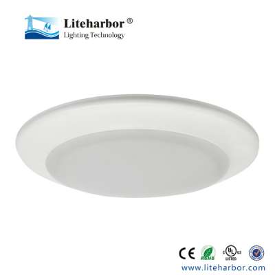 120V LED LOW PROFILE SURFACE/RECESSED DISK LIGHT MOUNT ILLUSTRATION