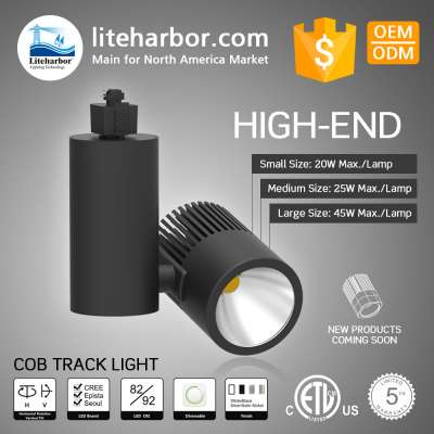 Fast Delivery Die-casting Aluminum Indoor 50W LED Track Light