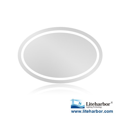 1850LM LED Oval Mirror With Lights