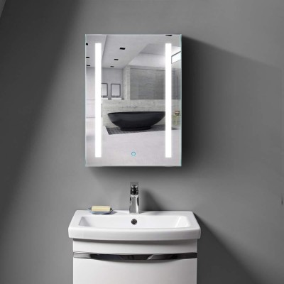 High quality Illuminated bathroom vanity waterproof bathroom cabinet mirror